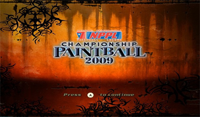 NPPL Championship Paintball 2009 - Screenshot - Game Title Image