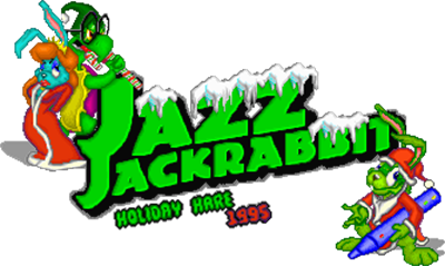 Jazz Jackrabbit: Holiday Hare 1995 - Clear Logo Image