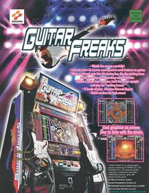 Guitar Freaks - Advertisement Flyer - Back Image