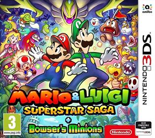 Mario & Luigi: Superstar Saga + Bowser's Minions - Box - Front Image