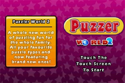 Puzzler World 2 - Screenshot - Game Title Image