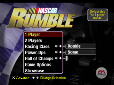 NASCAR Rumble - Screenshot - Game Title Image