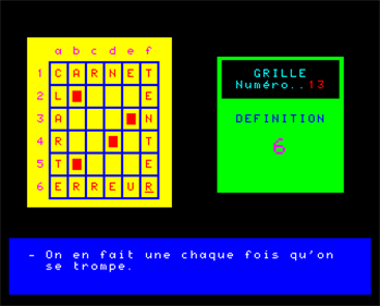 Mes premiers mots croises - Screenshot - Gameplay Image