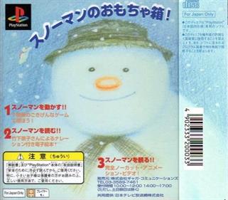 The Snowman - Box - Back Image