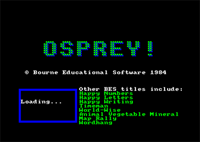 Osprey!  - Screenshot - Game Title Image