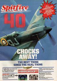 Spitfire '40  - Advertisement Flyer - Front Image