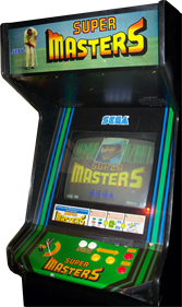 Super Masters Golf - Arcade - Cabinet Image