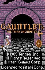 Gauntlet: The Third Encounter - Screenshot - Game Title