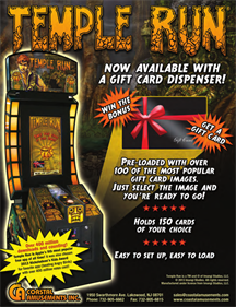 Temple Run Arcade - Advertisement Flyer - Front Image