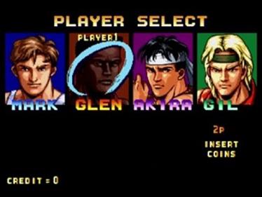 Karate Blazers - Screenshot - Game Select Image