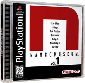 Namco Museum Vol. 1 - Box - 3D Image