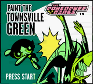The Powerpuff Girls: Paint the Townsville Green - Screenshot - Game Title Image