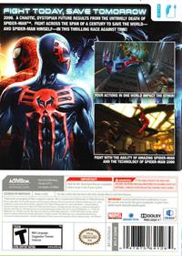 Spider-Man: Edge of Time - Box - Back Image