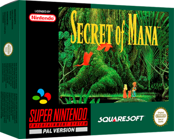 Secret of Mana - Box - 3D Image