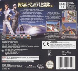 Speed Racer: The Videogame - Box - Back Image