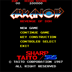 Arkanoid: Revenge of Doh - Screenshot - Game Select Image