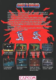 Ghosts'n Goblins - Advertisement Flyer - Back Image