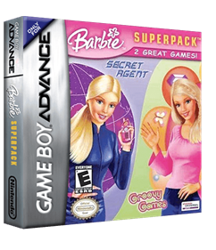 Barbie Superpack: Secret Agent Barbie & Barbie: Groovy Games - Box - 3D Image