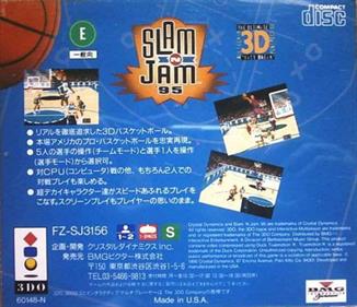 Slam 'n Jam '95 - Box - Back Image