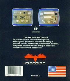 The Fourth Protocol - Box - Back Image