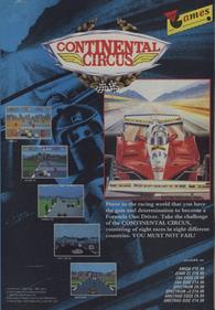 Continental Circus - Advertisement Flyer - Front Image