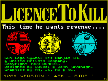 Licence to Kill - Screenshot - Game Title Image