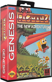 Pac-Man 2: The New Adventures - Box - 3D Image