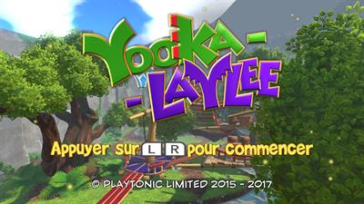 Yooka-Laylee - Screenshot - Game Title Image