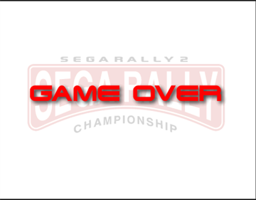 Sega Rally 2 DX - Screenshot - Game Over Image