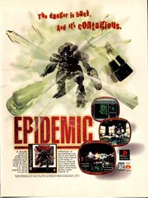 Epidemic - Advertisement Flyer - Front Image