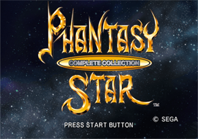 Sega Ages 2500 Series Vol. 32: Phantasy Star Complete Collection - Screenshot - Game Title Image