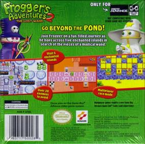 Frogger's Adventures 2: The Lost Wand - Box - Back Image