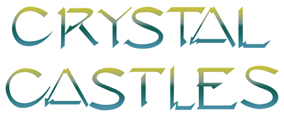 Crystal Castles: Diamond Plateaus in Space - Clear Logo Image