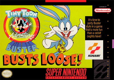 Tiny Toon Adventures: Buster Busts Loose! - Box - Front Image