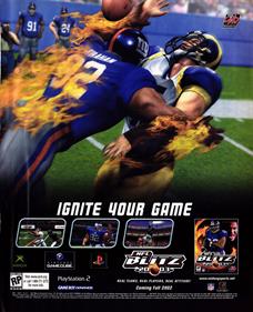 NFL Blitz 2003 - Advertisement Flyer - Front Image