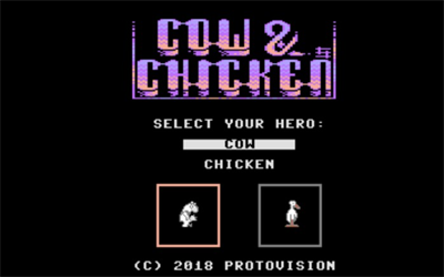 Cow & Chicken - Screenshot - Game Title Image