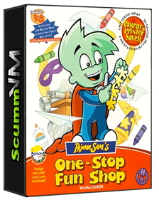Pajama Sam's One Stop Fun Shop - Box - 3D Image