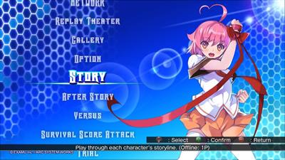 Arcana Heart 3: Love Max Six Stars!!!!!! - Screenshot - Game Select Image