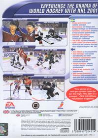 NHL 2001 - Box - Back Image