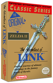 Zelda II: The Adventure of Link - Box - 3D Image