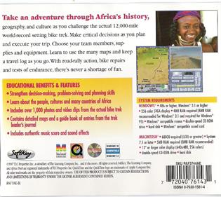 The Africa Trail - Box - Back Image