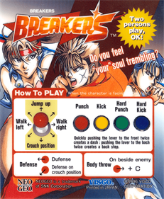 Breakers - Arcade - Controls Information Image