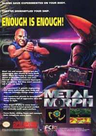 Metal Morph - Advertisement Flyer - Front Image