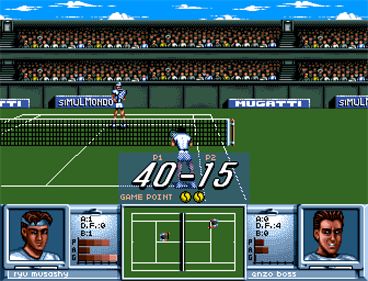 3D World Tennis - Screenshot - Gameplay Image