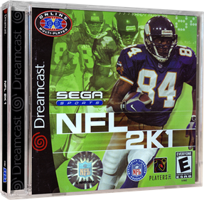 NFL 2K1 - Box - 3D Image
