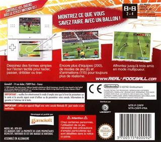 Real Soccer 2009 - Box - Back Image