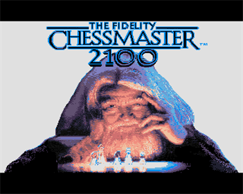 The Fidelity Chessmaster 2100 - Screenshot - Game Title Image
