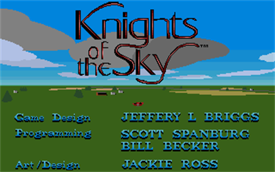 Knights of the Sky - Screenshot - Game Title Image