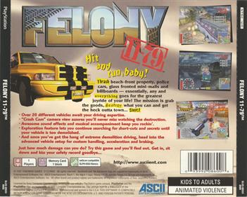 Felony 11-79 - Box - Back Image