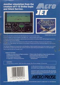 Acro Jet  - Box - Back Image